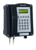 Eaton FHF 1128610145 telefone fixo convencional de parede com fio, teclas, sonoro, poliéster reforçado preto, IP66, Gr. IIC, T6, ExResistTel INMETRO, importado