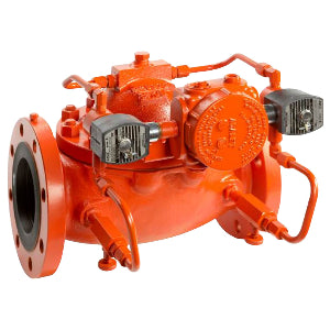 FMC 210 valvula controle mola/diafragma, ar abre, atuador eletro hidraulico, DN 3", flange ASME B16.5 FR, classe 150, 19,4 kgf/cm², estanqueidade IV, datasheet