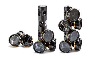 Fanbeam 1128 refletor prismático, 6 prismas, para uso em embarcações, Renishaw, 6-way prism cluster, alcance 1,5 a 2km, árvore de prismas, importado, datasheet