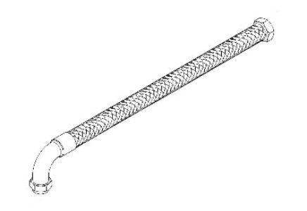 Westfalia 0018-6656-100 mangueira corrugada, completa, corrugated hose, para separador de óleo OSD-6-91-067 e outros modelos, produto importado, datasheet