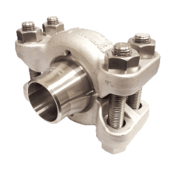 Grayloc 50163WB abraçadeira grampo de restrição, 2 parafusos, DN 1" polegada, AI AISI-316, produto importado, datasheet