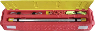Gridmesh Anchor GA03 ancora de segurança, viga de ancoragem em aço zincado, corda de poliéster com conectores, 1,2 toneladas, importado, datasheet