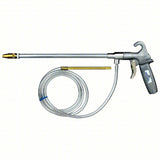 Guardair 1RF86 pistola de pulverização, alumínio fundido, conexão fêmea 1/4" NPT, pressão de trabalho 120 psi, fluxo 1,01 L/minuto, gatilho, produto importado