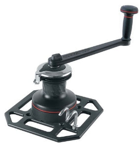Harken INTW500 guincho de tração manual (traction winch), tipo tambor/capstan/drum, operação corda textil 8-12 mm, WWL 500 kg (4,9 kN), importado, datasheet