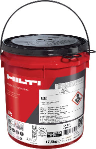 Hilti CP 673 (378246) revestimento ablativo, resistente à fogo, balde com 17,5kg, tempo de cura 2mm/dia, produto importado, catalogo datasheet