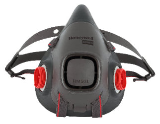 Honeywell HM500 respirador purificador de ar, máscara semifacial, não motorizado, tirante ajustável, grande, válvula inalação e exalação, catalogo datasheet