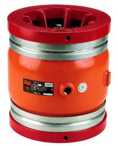 Inbal 733D 4" ASA-150 END CS HBX Válvula de controle, tipo diafragma, mola, ar fecha, atuador hidráulico, DN 4", flange ASME B16.5 FR, classe 150, 20 kgf/cm2, AC AISI (SAE-1021),haste/sede/anel, sede bronze, abertura rápida, passagem integral, CV 270,Classe de estanqueidade VI, produto importado, catalogo datasheet
