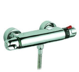 Kaizen MIX5900 misturador termostático para chuveiro/bidet, corpo em latão cromado, 3/4" polegada, conexão roscada, produto importado