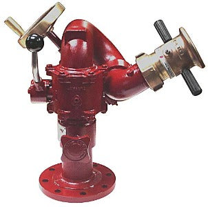 Kiddebra 8393-4IN-2 1/2IN NH 7,5FPP Conjunto Canhão Monitor fixo para água e espuma, vazão máxima 1250gpm (4731 l/min), corpo em latão, 1 entrada 4" flange ANSI cl.150RF, saída 2 1/2" rosca macho NH7,5FPP, 10.02.31+10.02.45+10.02.42, produto importado, ficha tecnica catalogo datasheet
