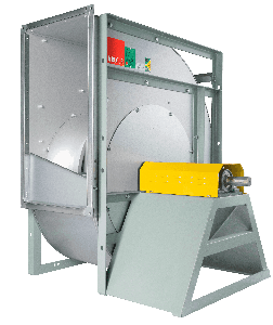 Kruger BSB250/TM CLII ventilador centrifugo horizontal, aço galvanizado, acionador 2,04 CV (1,5kW), 3890 rpm, pressão estática 1200 PA, 1600 m³/h, datasheet
