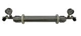 Vinci LPP1000 cilindro a pistão de baixa pressão, capacidade 1000 cc, pressão 3000 psi, 120ºC, aço inox, comprimento 890 mm, conexão rosca 1/4" FNPT, H2S, produto importado