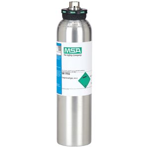 MSA 10075804 Cilindro de calibração para detector de gás Metano, 58L, 50 ppm, mix 50% vol em N2 (103L), recomendado para 100% Vol IR, produto importado, ficha tecnica catalogo datasheet
