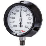 FFNC 114/3 manovacuometro, escala de -5 a 10 kgf/cm2, exatidão: A1=±1,0%, tubo Bourdon, DN 114mm, AISI 316, rosca 1/2" NPT, indisponível