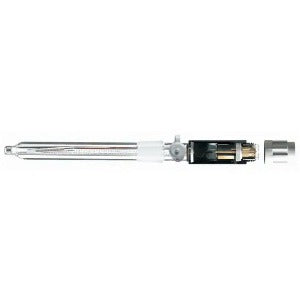 Mettler Toledo DMi140-SC Eletrodo Redox, 149.5x12mm diametro, conexão S12, junção em cerâmica, -2,000 A 2,000mV, mol/L KCl,  plug & play, anel de platina combinado, produto importado