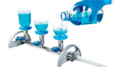 Millipore EZFITMIC03 manifold para filtração laboratorial, 3 posições para funis e membranas, microfil, 117x168x433 mm, 2,9kg, importado, datasheet