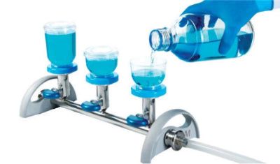 Millipore EZFITMIC03 manifold para filtração laboratorial, 3 posições para funis e membranas, microfil, 117x168x433 mm, 2,9kg, importado, datasheet