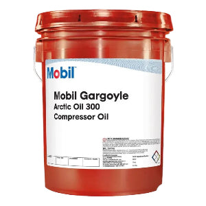 Mobil Gargoyle Arctic 300 óleo lubrificante para compressor de refrigeração industrial, ISO 68, naftênico, balde com 20L, produto importado, datasheet