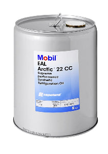 Mobiloil EAL Arctic 22CC óleo lubrificante sintético, para compressores industriais, ISO 22, balde 18,9 litros (5 galões), FE-22/CR, importado, datasheet