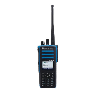 Motorola DGP8550EX radio comunicador portátil, VHF, LAH56JCN9PA3AN, preto/azul,136-174MHz, 1000 canais, IP67, ATEX, produto importado, datasheet