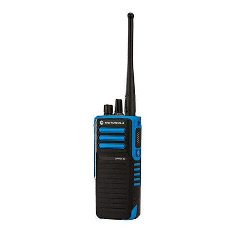 Motorola DP4401EXATEX Radio transceptor portátil, disponível nas bandas VHF e UHF, sinalização&nbsp;DMR, PL/DPL, MDC, Quik-Call II, 5-tone, produto importado, ficha tecnica catalogo datasheet
