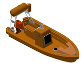 Viking Norsafe Merlin-615 MKI Bote de Salvamento para resgate rápido, rígido, dimensões gerais 6,25 x 2,45 x 2,50m, em fibra de vidro, aprovado pela DPC, peso leve de 1150Kg, capacidade máxima para 06 passageiros, motor de popa com potência de 90 HP, produto importado, ficha tecnica catalogo datasheet