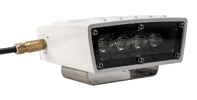 HFL200EX-D-AC holofote maritimo LED para helideck, 110 a 254V 50/60Hz, 8W, IIC, IECEx-D, IP66, T6 Ex, inox, Zona 1 e 2, produto importado, datasheet