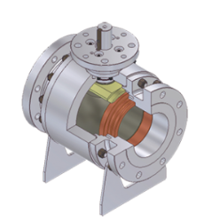 Perar EB-F-15-RJ-105-SS-A 8 Válvula de esfera, 8" polegadas, aço inox AISI 410, A105, 17-4-PH, trunnion, produto importado, catalogo datasheet