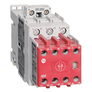 Rockwell Allen Bradley 100S-C09D23C contator de segurança, 9A, 110V 50Hz / 120V 60Hz, 3 N.O., 2 N.O. 3 N.C., substituto do antigo 100S-09KD23C, datasheet