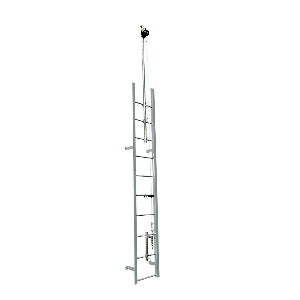 Safewaze FS983 Linha de Vida Vertical, para sistemas de cabo 3/'8" galvanizado, 2 operadores, ajustável, 70071572757, descontinuado/obsoleto, substituto atual 019-12032 (30' ft), 019-12034 pés (50' ft), 019-12036 (70' ft) e 019-12038 (90'ft) OSHA 1926.1053, 1910.29, produto importado, catalogo data sheet