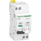 Schneider Electric 19626 disjuntor de proteção, RCBOs, 240V bipolar, corrente residual 30mA, nominal 20A, 21617, descontinuado, substituto equivalente A9DE3620