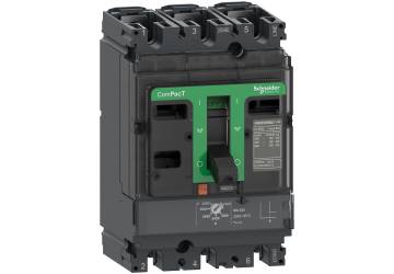Schneider Electric C25F3MA220 Disjuntor caixa moldada, Schneider Electric, tripolar, corrente nominal 220,0A, tensão isolamento nominal (Ui) 800V 50/60Hz, interrupção máxima 85k, disparador térmico ajustável, acionamento por alavanca articulada, IP 40, produto importado, ficha tecnica catalogo datasheet