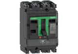 Schneider Electric C25F3MA220 Disjuntor caixa moldada, Schneider Electric, tripolar, corrente nominal 220,0A, tensão isolamento nominal (Ui) 800V 50/60Hz, interrupção máxima 85k, disparador térmico ajustável, acionamento por alavanca articulada, IP 40, produto importado, ficha tecnica catalogo datasheet