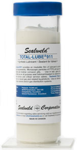 Sealweld #911 Selante, "J" stick, graxa lubrificante a base de óleo sintético, pressão de trabalho da graxa 10.000 psi, temperatura de trabalho de -29°C a +232°C, 422006, S-TL-16J, produto importado