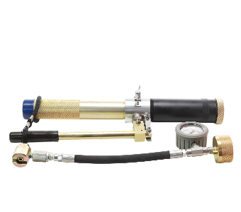 Sealweld G-HGUN-C bomba hidráulica de injeção portátil, com mangueira, conector, adaptador e manômetro de 15.000 PSI, produto importado
