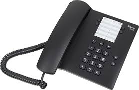 Siemens Gigaset DA100 Telefone Fixo, convencional, de parede, com fio, por teclas, sinal sonoro, cor cinza escuro, grau de proteção IP22, descontinuado disponibilidade limitada, substituto atual é modelo DA310, produto importado, ficha tecnica catalogo datasheet