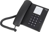 Siemens Gigaset DA100 Telefone Fixo, convencional, de parede, com fio, por teclas, sinal sonoro, cor cinza escuro, grau de proteção IP22, descontinuado disponibilidade limitada, substituto atual é modelo DA310, produto importado, ficha tecnica catalogo datasheet