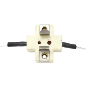Soquete bi-pino, para lâmpada halógena 30/45W 6.6A, Fresnel, 6823P, GY9.5, produto importado