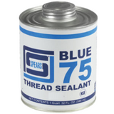 Spears SB75-005 Composto Selante Blue 75, para vedação de roscas, formulação anti-seize, NSF, seguro, não tóxico, isento de chumbo e silicone, uso em tubulações de metal, ABS, PVC, CPVC e nylon, embalagem em lata de 1/4 pnt, produto importado, ficha tecnica catalogo datasheet