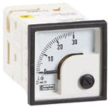 TE Connect Crompton E242-89R-G-HG amperimetro para painel de comando, analógico, bobina móvel, 4-20 mA, quadrado, 48 mm, 242-055, termoplástico, importado