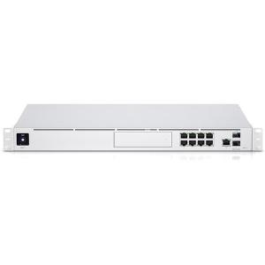 Ubiquiti UDM-PRO Roteador UniFi Dream Machine Pro, 10G SFP+ WAN, 8 portas RJ-45, Gigabit, 10 Gb/s SFP+ LAN, processador 1.7 GHz ARM Cortex-A57 Quad-Core, 4GB de memória e 16GB onboard eMMC flash, produto importado