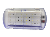 Vilux LLEV75LEDS luminária de emergência, 8 horas, LED 7,5W, receptáculo, 100-240Vca, ABS, poliestireno, IP54, indisponível, alternativo Chalmit NOXB/01L/LE/EMI