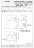 Wattsud EPR20Z Transformador de voltagem, 2212393, corrente potencial, encapsulado em resina epoxi, kV 24/60/125, vF 1.9x8h, 18000:V3 /120:3, 60Hz, VA/cl 50/0.5, 100/3P (Open Delta), terminais A-N a-n da-dn, IEC 60044-2, NCM 85043121, produto importado, desenho esquematico ficha técnica catalogo datasheet