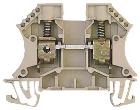 Weidmuller 1020300000 feed-through terminal, 1000V, DIN Rail Mount Terminal Block, 2 posições, 18 AWG, 6 AWG, 10 mm², parafuso, 65A, importado, datasheet