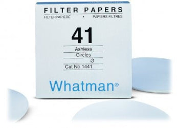 Whatman 1441-125 12,5cm papel filtro quantitativo, filtração rápida, superfície rugosa 20-20 µm, Ø 12,5cm, gramatura 84g/m², caixa c/ 100 unidades, importado