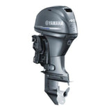 Yamaha F40 FETL Motor de Popa, 4 tempos, potência 40 HP, 3 cilindros, 747 cm³, partida elétrica, injeção eletrônica, 5000-6000 RPM, produto importado, datasheet