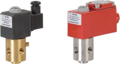 Rotex 30309-7-3R-B5+II-24V-DC-39CO-03 Válvula Solenóide, rosca 3/8" NPT-F, 3/2 vias, orifício 10mm, AI AISI 316, 24Vcc, 15 W, conexão elétrica 1/2" NPT M, pressão 10 kgf/cm2, fluido ar/gás, IEC 60529, T5, novo modelo 30309-10-3R-B9+II-24V-DC-39CO LW15-H-03 (F803001124), NCM 84818092, desenho, catalogo datasheet