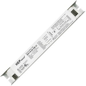 HEP SIS118-361 UNI Reator Eletronico para lâmpada fluorescente, ECG, 100-277Vcc, T8 18W, com entrada em 125Vcc, código NCM 853932, produto importado, ficha tecnica catalogo