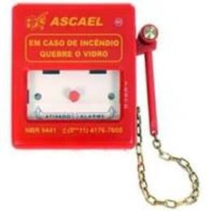 Ascael AQVS0051 Botoeira para sistema alarme incêndio, Xxxxxxxxxxx, produto importado