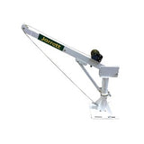 Jarrett F19001R Guincho 500 Kg, com lança extensível, pintura especial nas cores amarelo e branco, Backsaver Crane Mark II, freio guincho F18265, 10:1 com cabo de fibra, produto importado, código NCM 890510, ficha técnica catálogo
