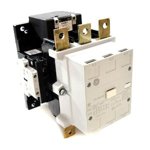 GE CK85BE300 Contator de Baixa Tensão, potência de tensão máxima 1000Vca, corrente nominal 125A, IEC 60947-4-1, AC-1, bobina de 125A, código NCM 851190, produto importado